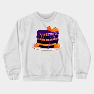 Another Striped Halloween Cake Crewneck Sweatshirt